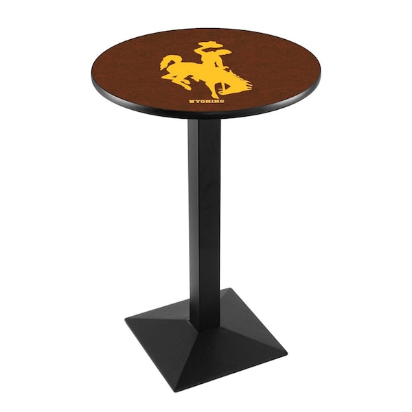 42" Blk Wrinkle Wyoming Pub Table